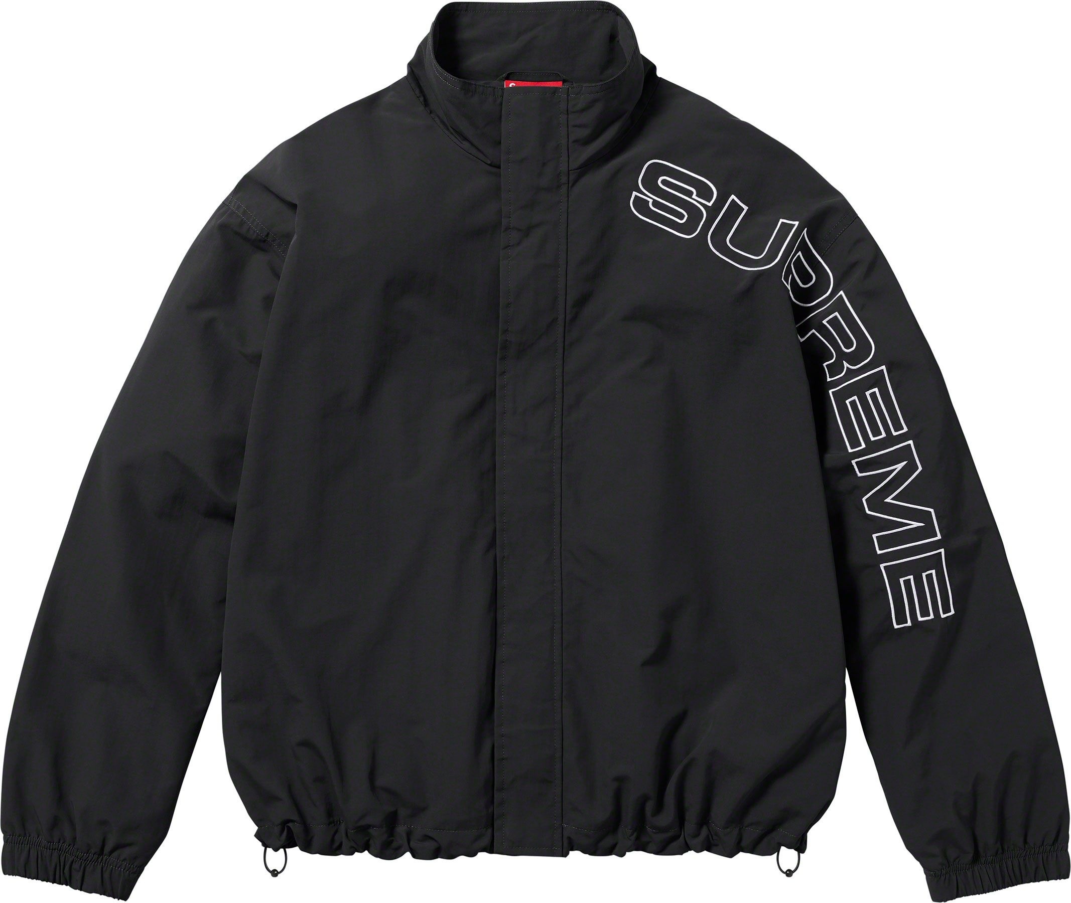 Spellout Embroidered Track Jacket view 8